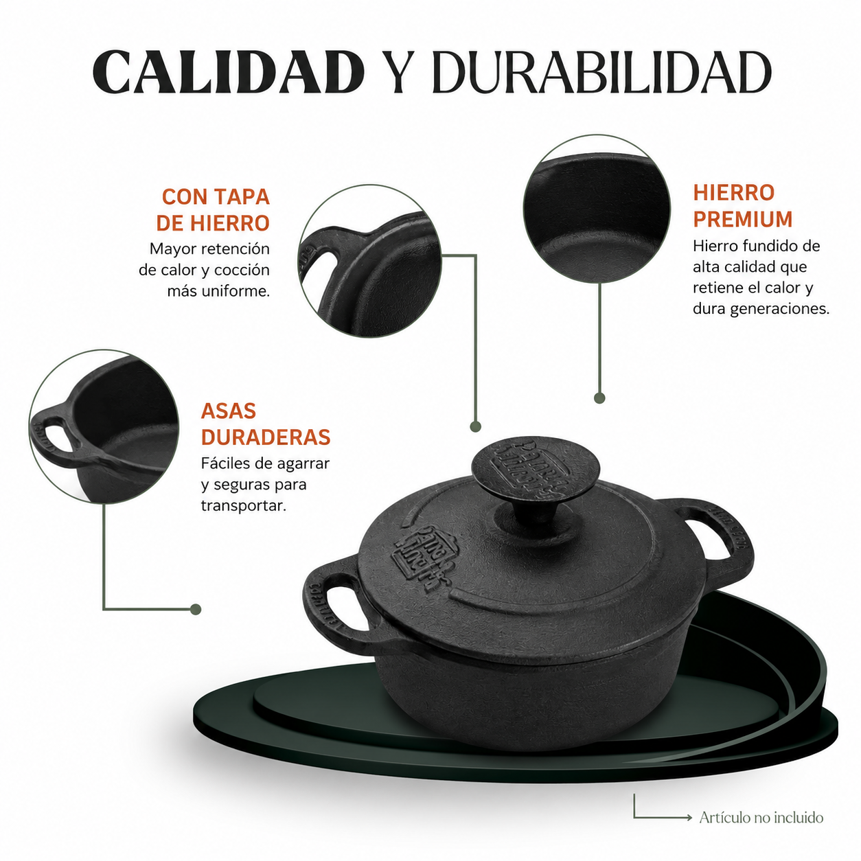 Cacerola Mineirinha con tapa