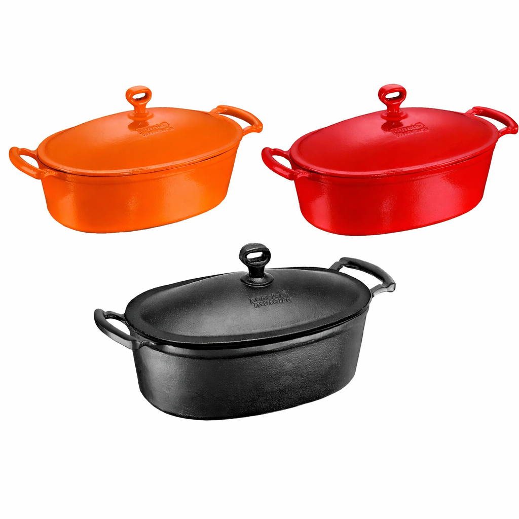 Cacerola Oval de hierro fundido