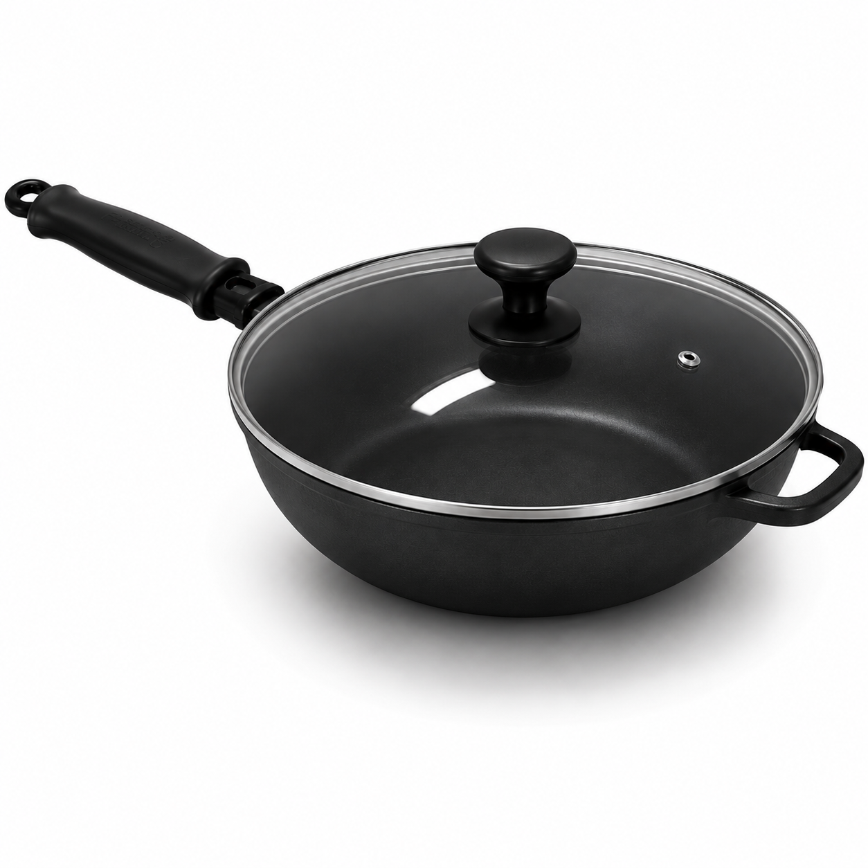 Wok de Hierro Fundido con Cabo de Silicona