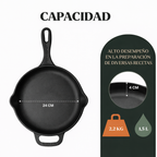 Sartén de hierro fundido