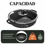 Paellera de hierro fundido