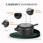 Set de Hierro Fundido 3 en 1 – Cocina Completa