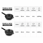 Wok de Hierro Fundido con Cabo de Silicona