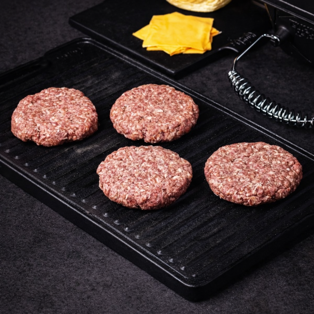 Plancha de hierro fundido doble faz