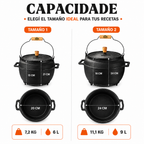 Olla de hierro fundido Natural