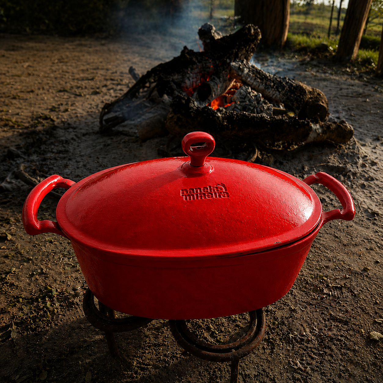 Cacerola Oval de hierro fundido