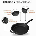 Sartén de hierro fundido Chef
