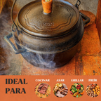 Olla de hierro fundido Natural