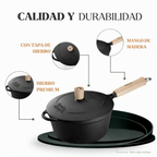 Olla de hierro fundido