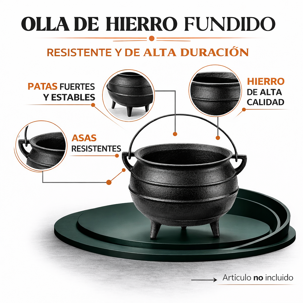 Olla de Hierro Fundido Extramil