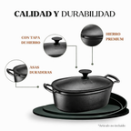 Cacerola Oval de hierro fundido