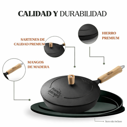 Sartén Tradicional de hierro fundido