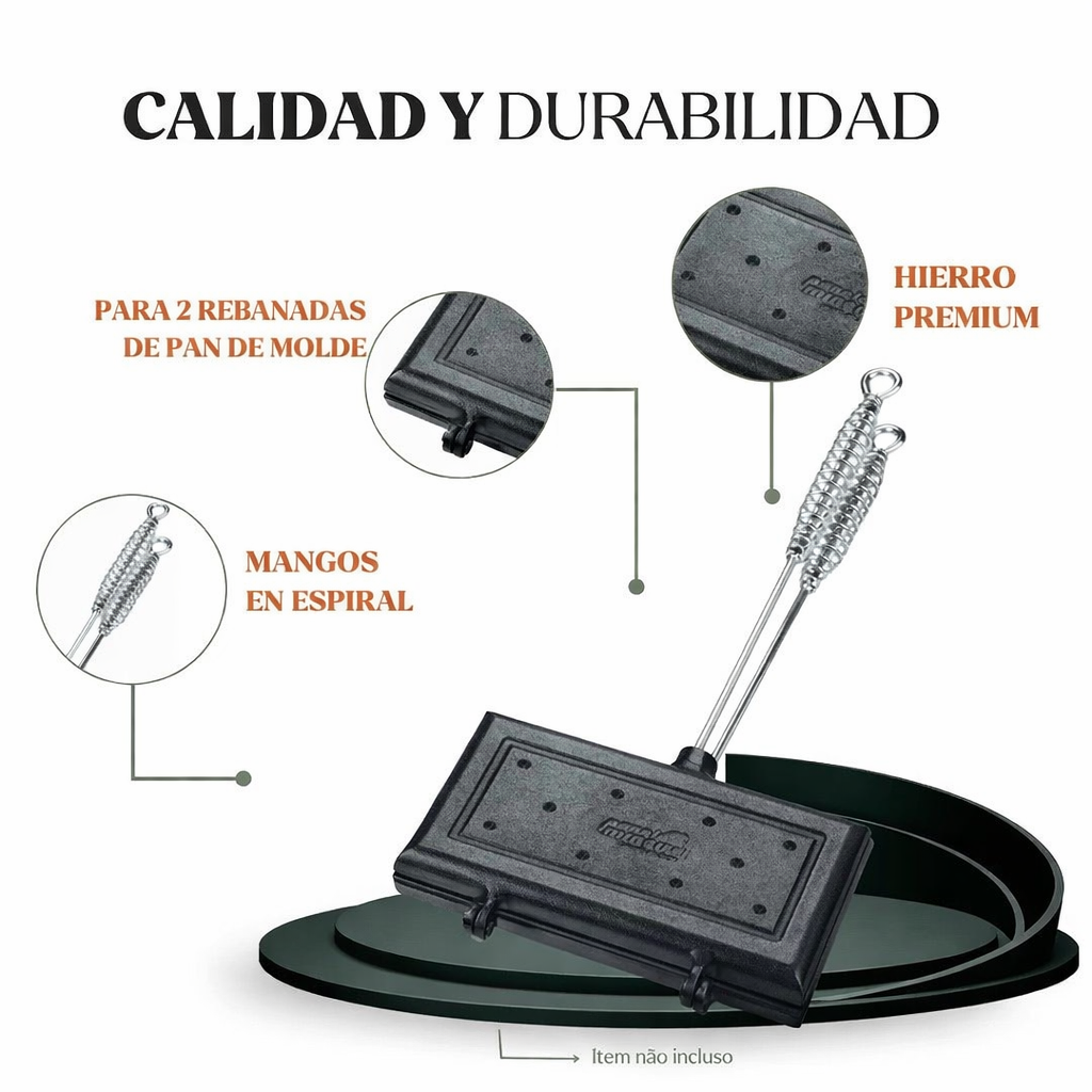 Sandwichera de hierro