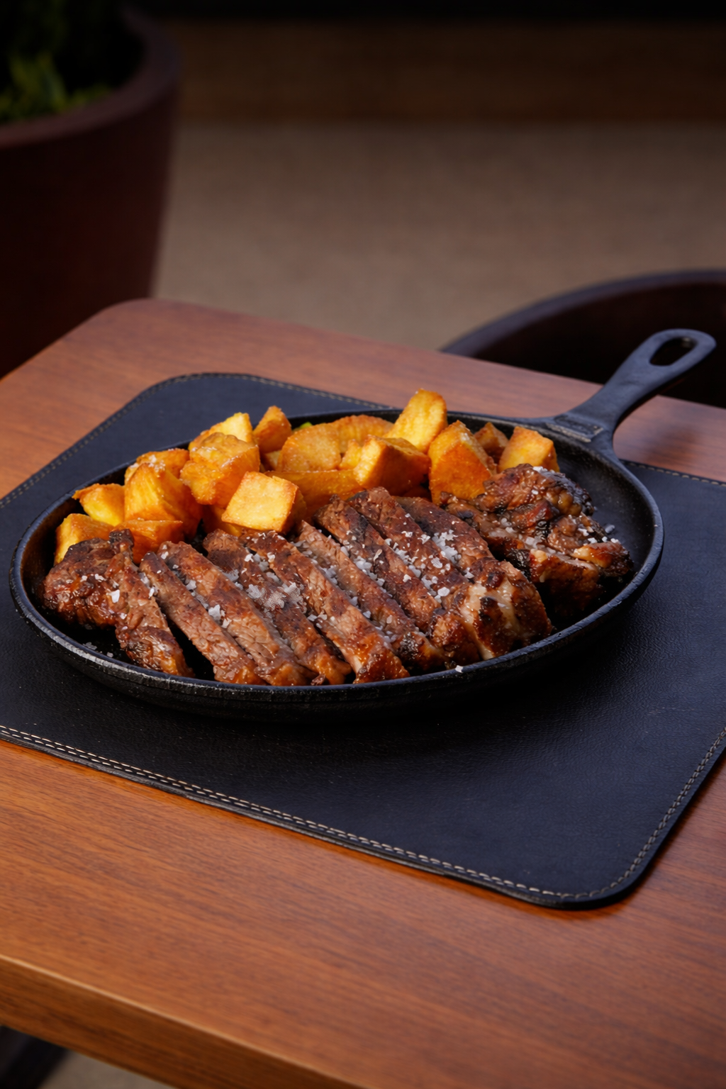 Plancha de hierro fundido Ovalada