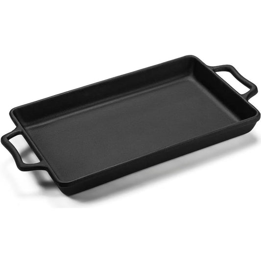 Asadera Rectangular de hierro fundido