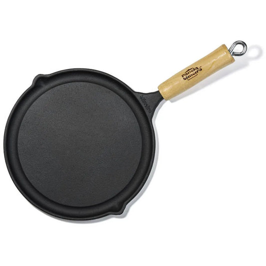 Plancha redonda de hierro fundido