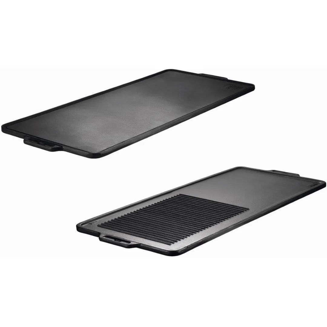 Plancha de hierro fundido doble faz